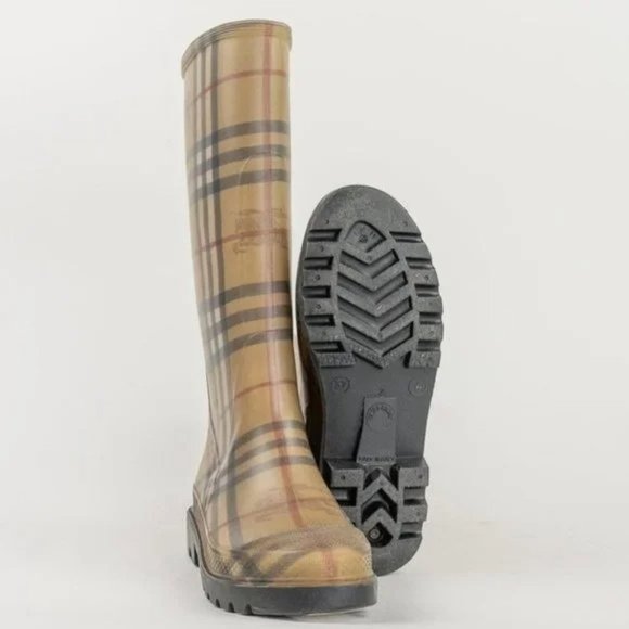 Burberry Haymarket Check Rainboots - Picture 4 of 6